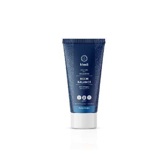 Champú Neem equilibrante anti-caspa de Khadi 30ml