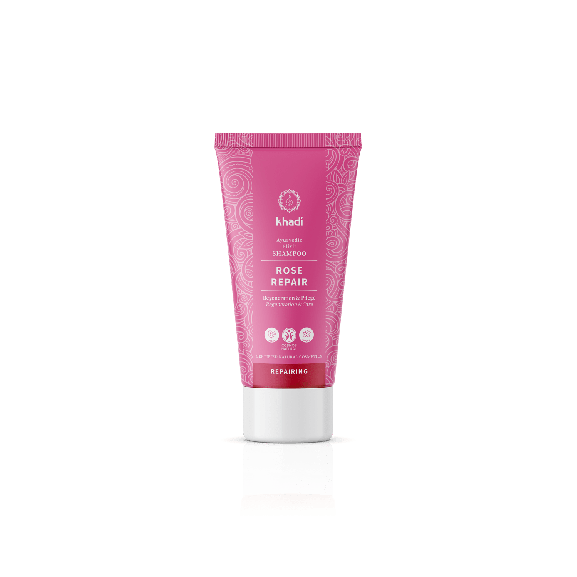 Champú Rosa Cabello Seco de Khadi 30ml.
