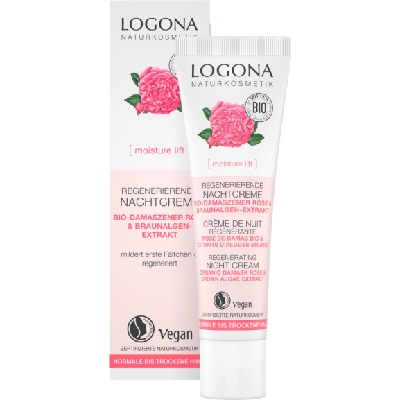Crema de Noche Rosas Silvestre Logona 30ml.