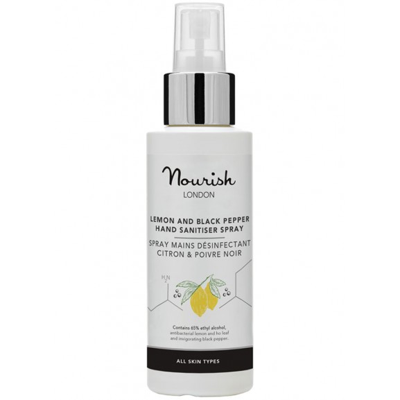 Spray Higienizante y Desinfectante Manos y Superficies de Nourish London 100ml
