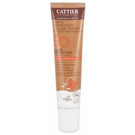Crema Hidratante SPF50 con Color de Cattier 50ml