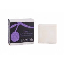 Champú sólido cabello fino y seco Vital de Matarrania 120ml